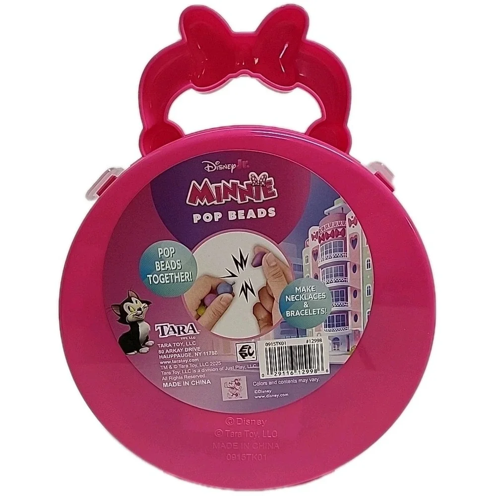 Minnie Pop Beads Craft‎ Kit for Kids New Sealed 3+ Bracelets Necklaces Toy Gift